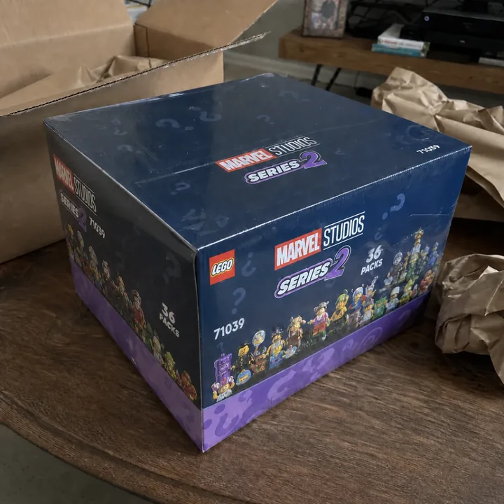 Caixa de minifiguras de coleção